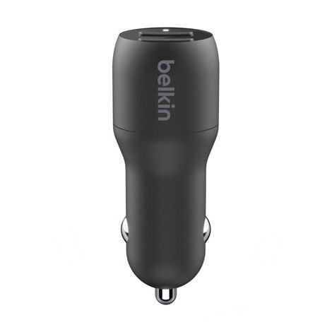 Belkin | BOOST CHARGE | Dual USB-A Car Charger 24W + USB-A to Lightning Cable - 2